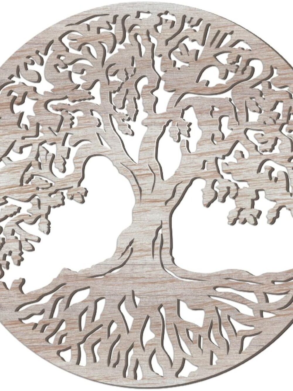 Tree of Life Wooden Wall Art Decor Wooden Wall Sculpture 11.8 Inch Tree of Life